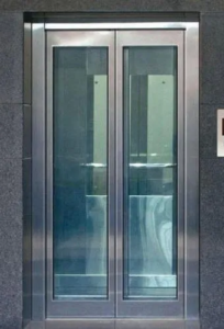 SS FULL VISION GLASS DOOR CENTER OPENING AUTO DOOR